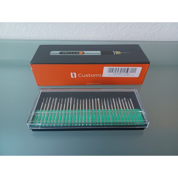 Lightweight Customizer Engraving Pen with Engraving Bits Works - Picture 2 of 4